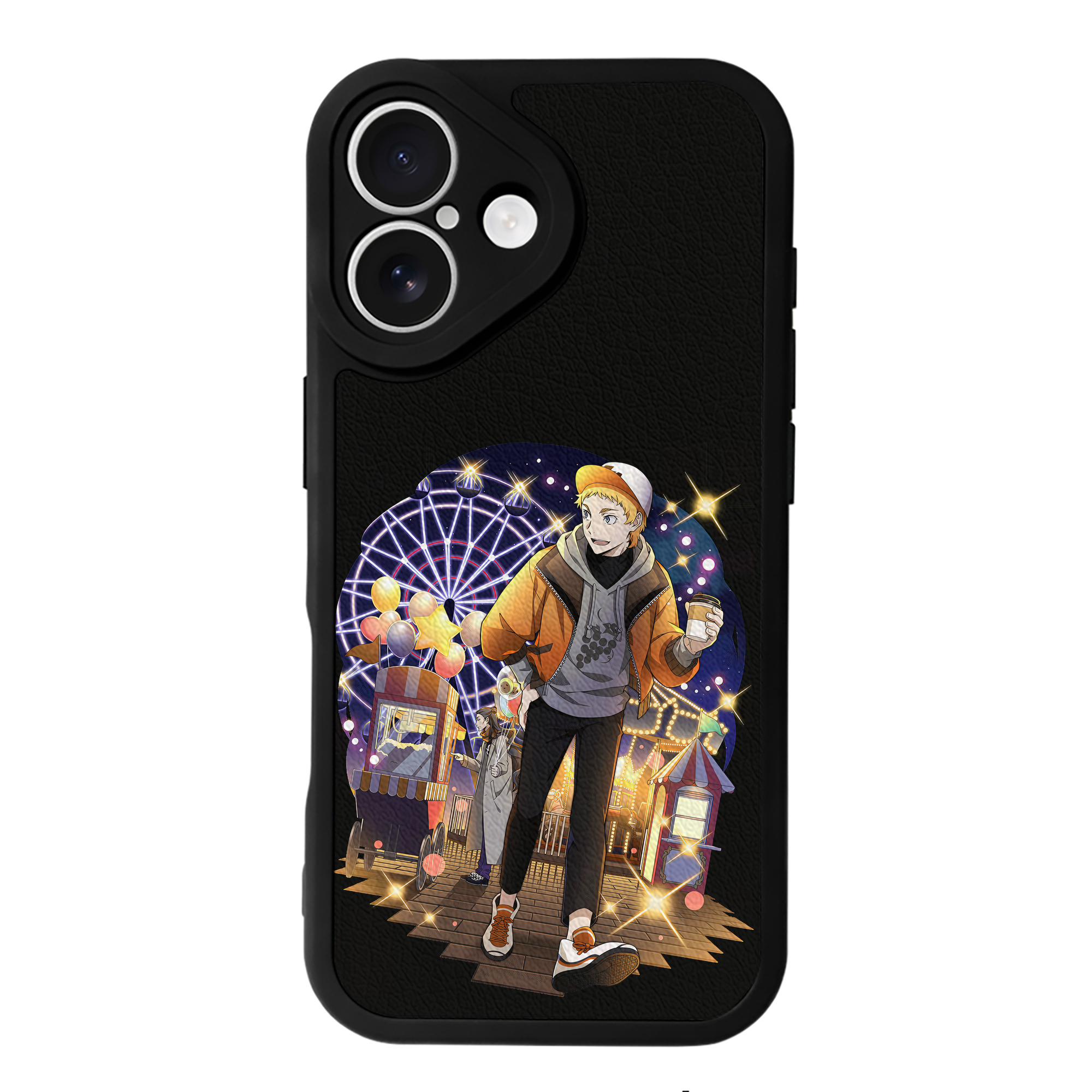 （画像用） 文豪ストレイドッグス Bungo Stray Dogs 【iPhone 16シリーズ対応】シリコンスマホケース（レザー調） 材質：シリコン